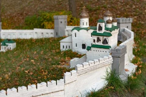 The layout of the fortress Stock Photos