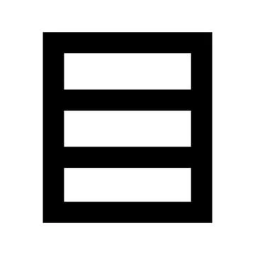 Layout G Web Icon Stock Illustration