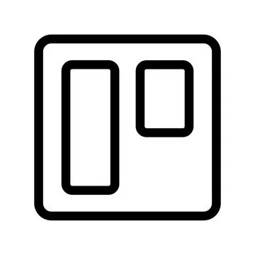 Layout Grid Icon for Web Design and User Interface Development 库存插图