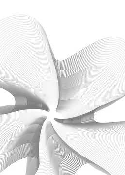 Layout with halftone wavy lines. Stock Illustration