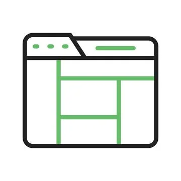 Layout Icon Image. Stock Illustration