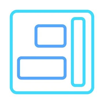 Layout Icon for Web Design and Interface Design Stock Illustration