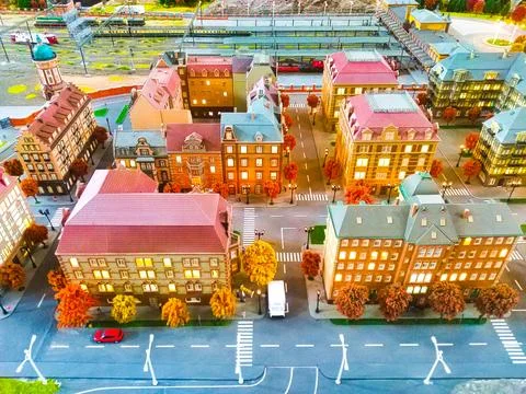 Layout of major cities, roads and Railways of the country Stock Photos