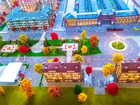 Layout of major cities, roads and Railways of the country Stock Photos