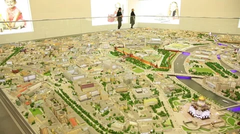 Layout Moscow Video stock 49366281