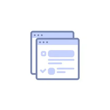 Layout Page : Custom Layout and Template Solutions for Your Business Needs Stock Illustration