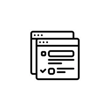 Layout Page : Custom Layout and Template Solutions for Your Business Needs Stock Illustration