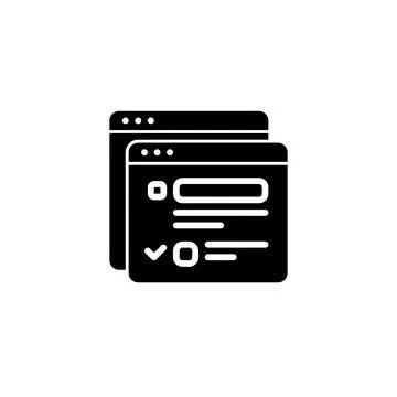 Layout Page : Custom Layout and Template Solutions for Your Business Needs Stock Illustration