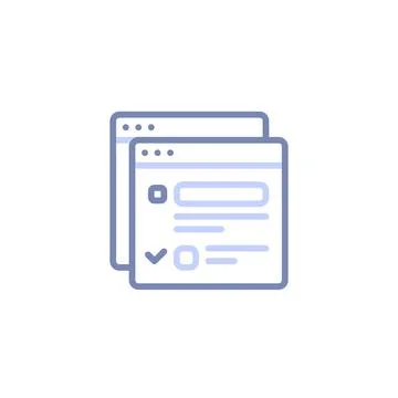 Layout Page : Custom Layout and Template Solutions for Your Business Needs Stock Illustration