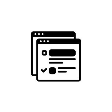 Layout Page : Custom Layout and Template Solutions for Your Business Needs Stock Illustration