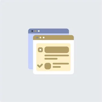 Layout Page : Custom Layout and Template Solutions for Your Business Needs Stock Illustration