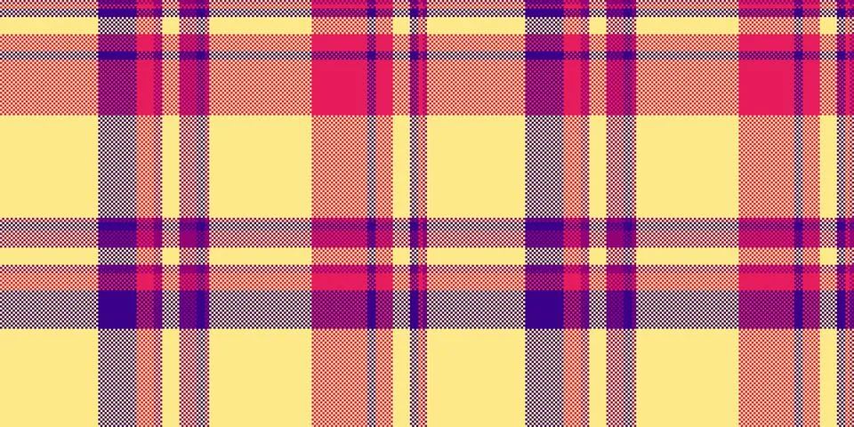 Layout pattern seamless check, decor textile background texture. Gift vecto.. Stock Illustration