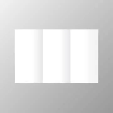 Layout postcard with open blank pages. Stock Illustration