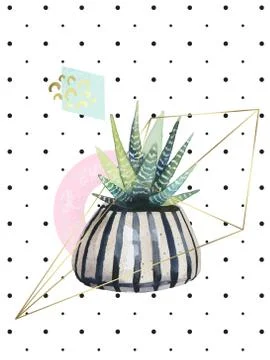 Layout poster. Geometric composition. Stock Illustration