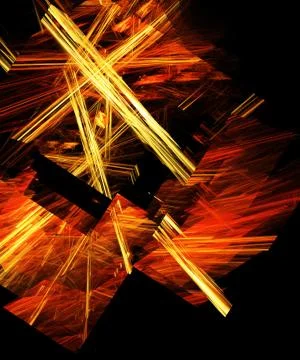 Layout of poster with shiny lines Stock Illustration