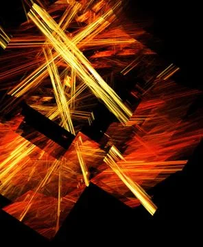 Layout of poster with shiny lines Stock Illustration