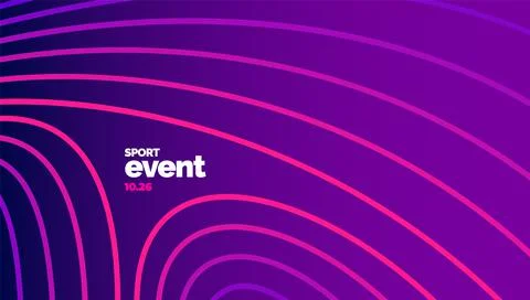 Layout poster template design for mega event Stock Illustration