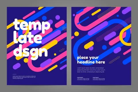 Layout poster template design for sport event Stock Illustration