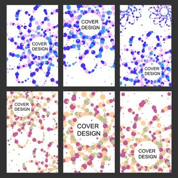 Layout poster template design, vector cover design templates Stock Illustration