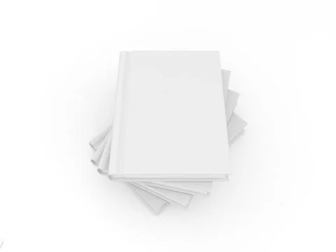 Layout for presentation of books on a gray background. Stock-Illustration