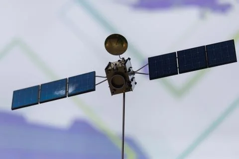 The layout of the satellite Stock Photos