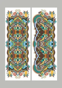 Layout specially for sublimation printing on standard mug Stock Illustration