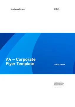 Layout template for events or business related. Stock Illustration