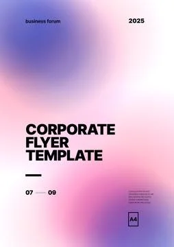 Layout template for events or business related. Illustrazione stock