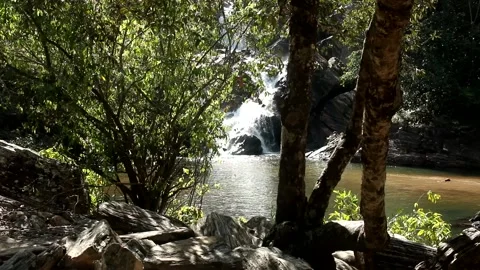 Lazaro-Waterfall Stock Footage 156581946