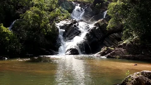 Lazaro-Waterfall Stock Footage 156582106