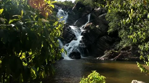 Lazaro-Waterfall Stock Footage 156582107