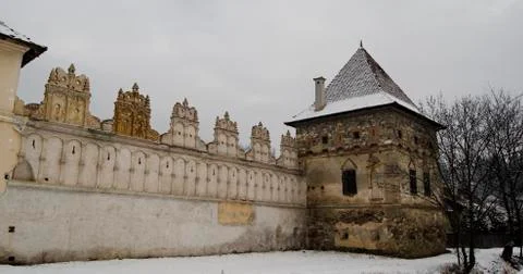 Lazarus castle tower Stock Photos