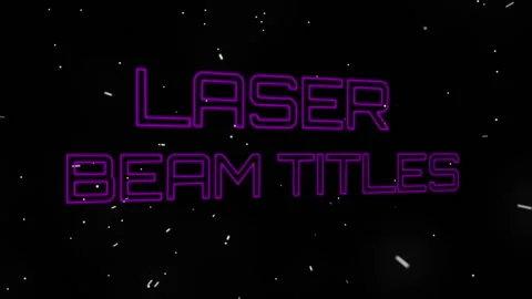 Lazer Titles Stock After Effects