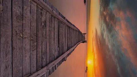 Lazy Beach Sunset Stock Footage 143571761