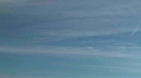 Lazy Cirrus Stock Footage 54741836