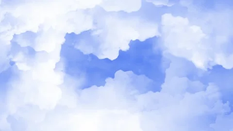 Lazy Cloud Flight Background 4K Loop Stock Footage 296504221