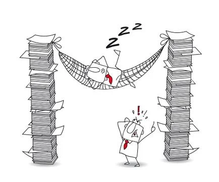 Lazy joe Stock Illustration