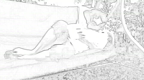 Lazy Man Stock-Footage 244745