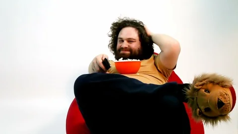 Lazy Man Zapping V2 库存影片 118222283