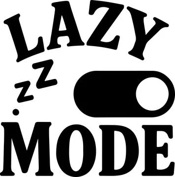 Lazy mode toggle switch with zz symbol indicating sleep or rest Stock Illustration