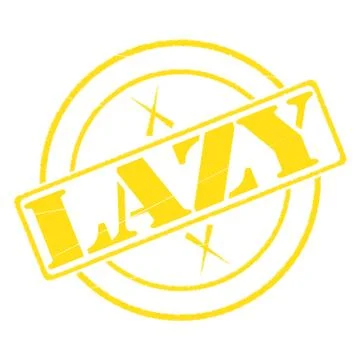 Lazy Stamp Stock Illustration