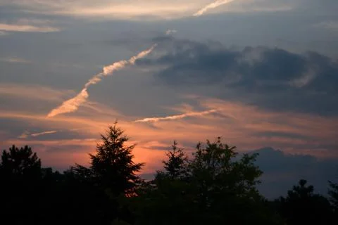 Lazy sunset Stock Photos