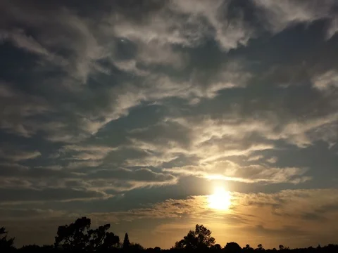 Lazy Sunset Time Lapse (2160p 29.97) Stock Footage 72824910