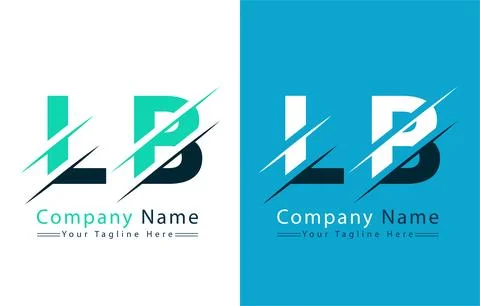LB Letter Logo Vector Design Concept Elements 库存插图