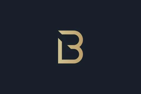 LB logo design . linked letter L and B logo design . vector illustration Stock Illustration