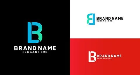 LB Monogram Logo Design LB Lettermark  icon Brand identity Design Stock Illustration