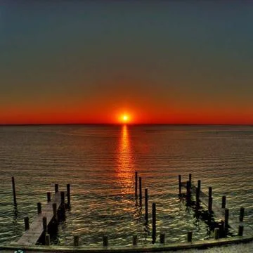LBI - Sunset Stock Photos