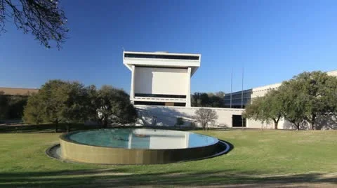 LBJ library in Austin Video stock 22058332