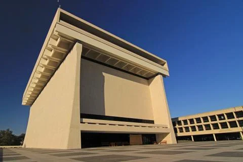LBJ library in Austin Stock Photos