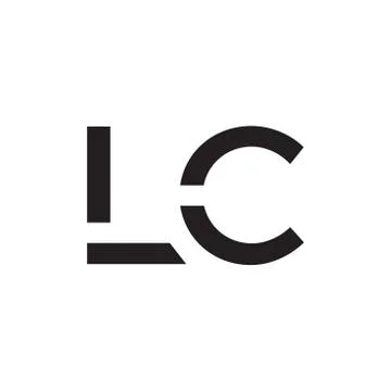 Lc initial letter vector logo icon Stock Illustration
